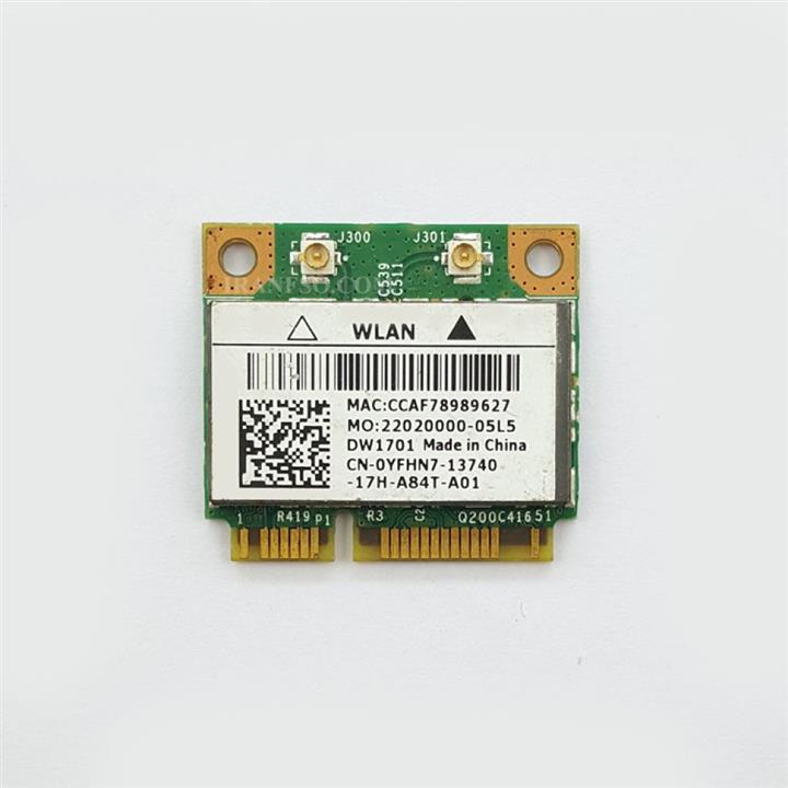 برد وای فای لپ تاپ WLAN Broardcom Mini PCI-E BCM94313HMGB DW1701 Combo Board WI-FI Laptop WLAN Broardcom Mini PCI-E BCM94313HMGB DW1701 Combo